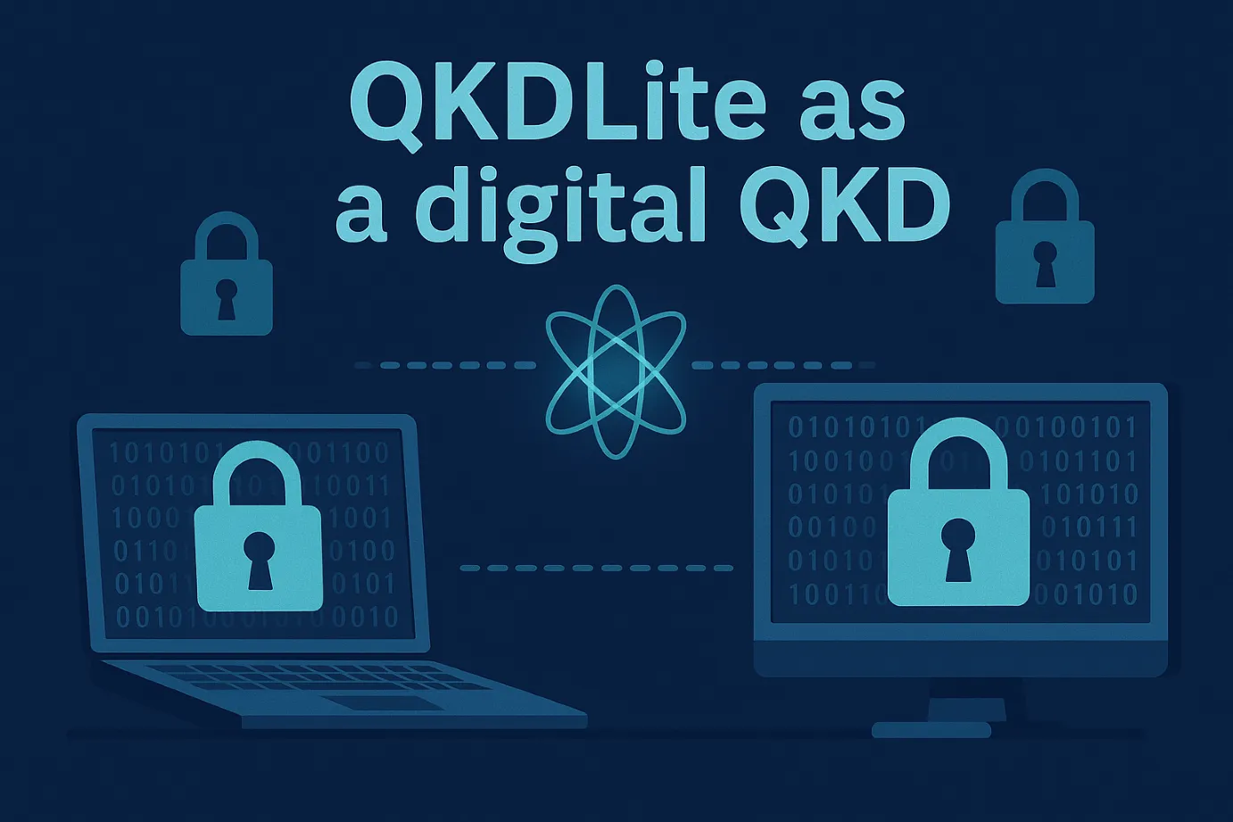 Using QKDLite to implement Digital QKD: Supporting Quantum-Safe Communications for Cloud Applications